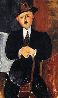 Amedeo Modigliani Seated man with a cane china oil painting image